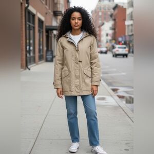 Brunello Cucinelli Beige Utility Jacket Sz Medium